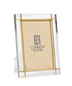 Tizo METALLIC INLAY FRAME | GOLD & LUCITE