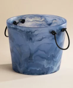 CDMX Design WINE & BAR RESIN LEATHER HANDLE CHAMPAGNE BUCKET