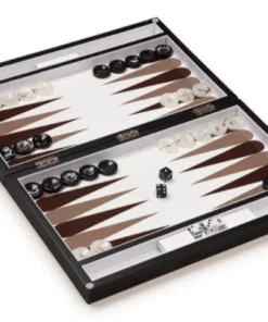 Wilouby International SHAGREEN BACKGAMMON SET | CHOCOLATE