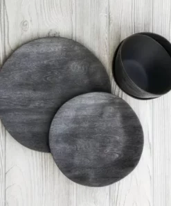 TarHong FAUX EBONY WOOD MELAMINE COLLECTION THE TABLE