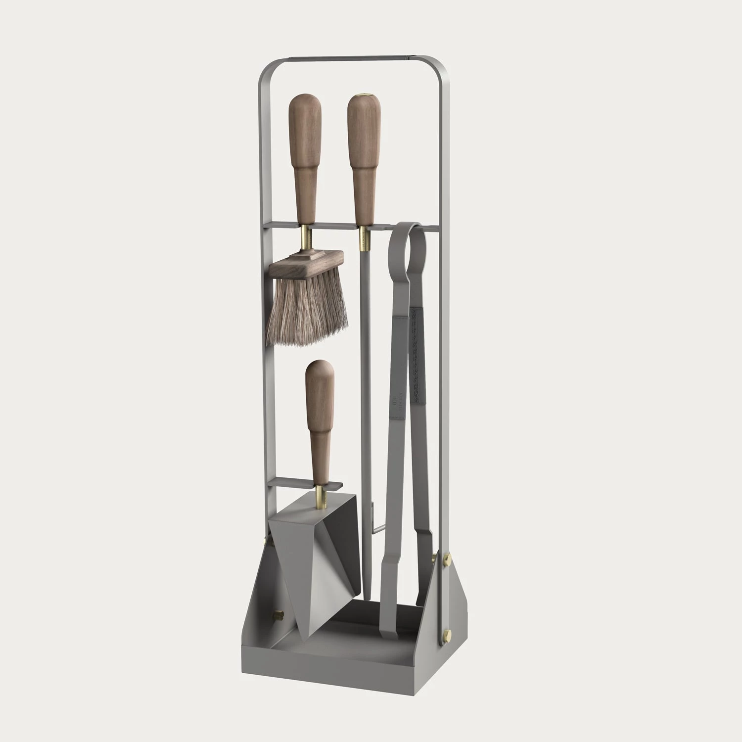 ELDVARM EMMA FIREPLACE TOOL SET PARIS GREY