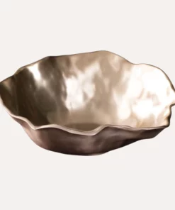 Beatriz Ball SERVING SIERRA MAIA BOWL | GOLD | LARGE