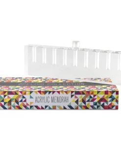 Jamie Young Company MODERN MENORAH ACYRLIC WHITE THE HOME