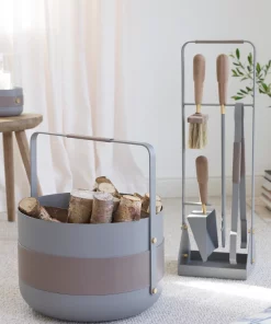 ELDVARM EMMA FIREPLACE TOOL SET PARIS GREY
