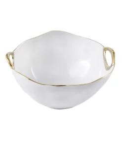 Pampa Bay SERVING GOLD HANDLE BOWL | LARGE