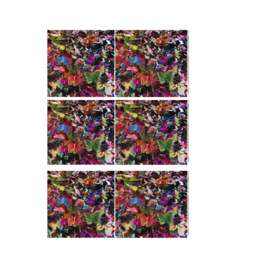 EYE CANDY BUTTERFLY NIGHTS COASTER SET WINE & BAR