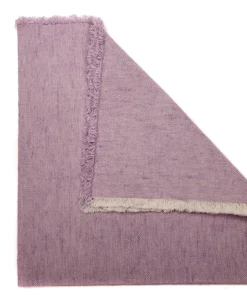 Deborah Rhodes THE TABLE WOVEN WASHED FRINGE NAPKIN | LAVENDER