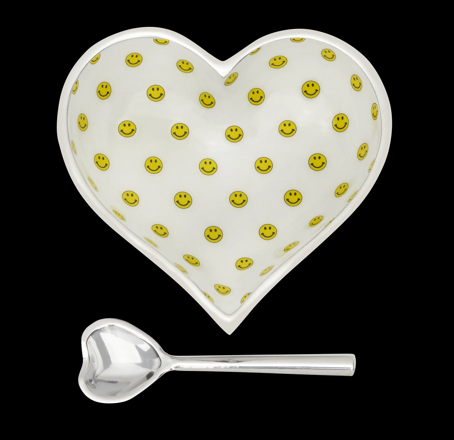 Inspired Generations SERVING LIL SMILES HEART BOWL WITH SPOON