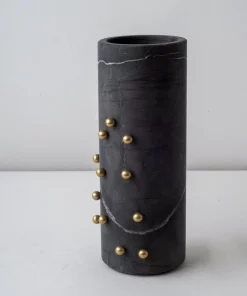 CDMX Design THE HOME CONFETTI MARBLE STUD VASES