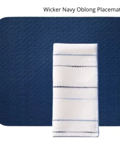 Bodrum THE TABLE PORTO NAPKIN | NAVY & PERIWINKLE | SET 4