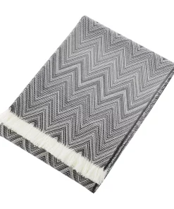 Missoni Home THE HOME MISSONI TIMMY THROW | GREY