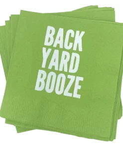 Print Appeal COCKTAIL NAPKIN PACK - BACKYARD BOOZE WINE & BAR