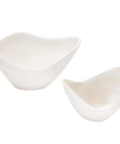 Two's Company SERVING ORGANIC MARBLE EFFECT BOWL | MEDIUM