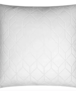 D.V. KAP Home / Canaan Company LOGEN PILLOW WHITE | 24 X 24 PILLOWS