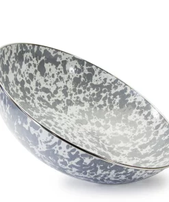 Golden Rabbit ENAMEL CATERING BOWL SERVING