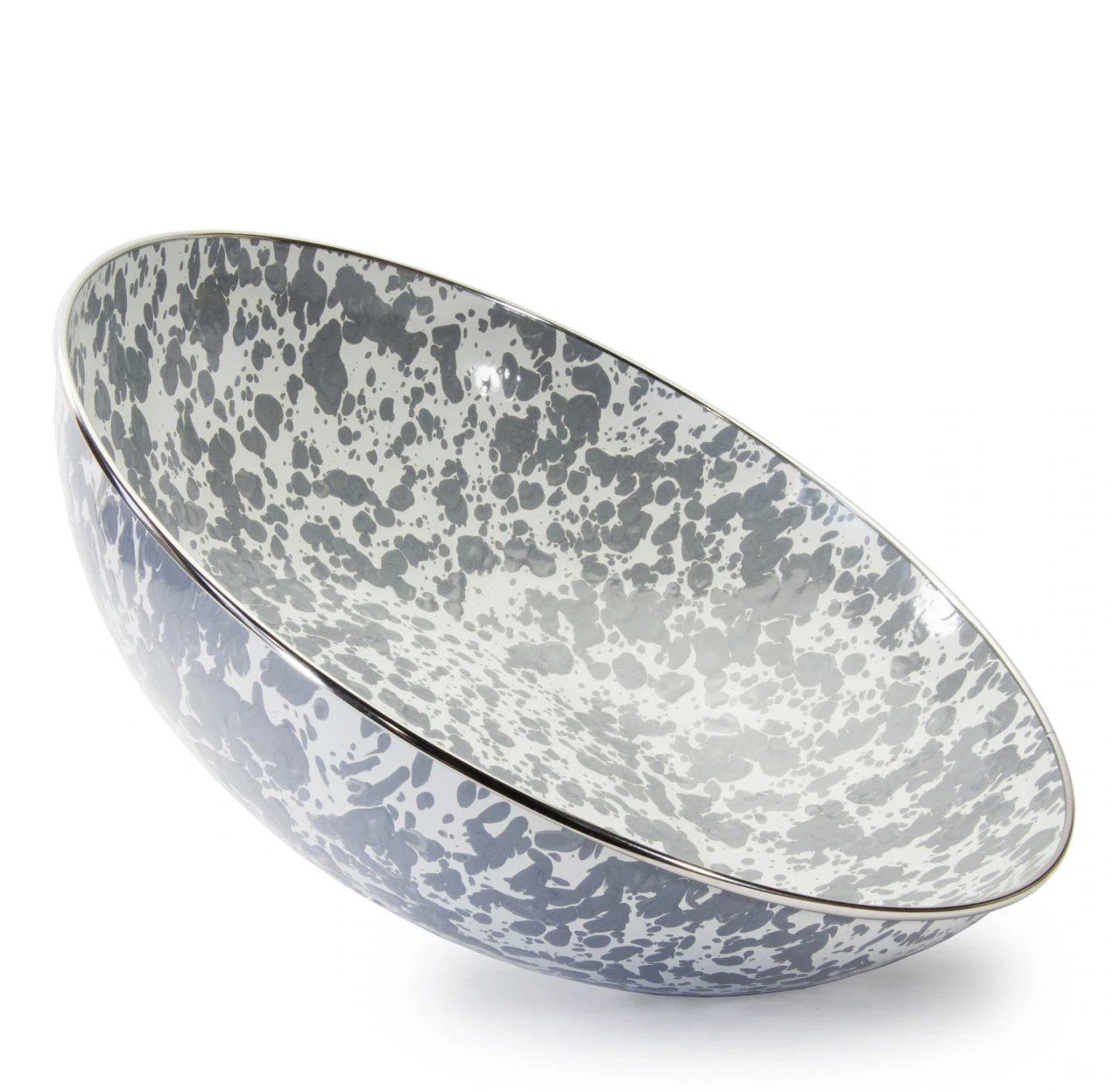 Golden Rabbit ENAMEL CATERING BOWL SERVING