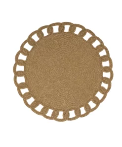 Blue Pheasant THE TABLE ARIA BEADED GOLD PLACEMAT