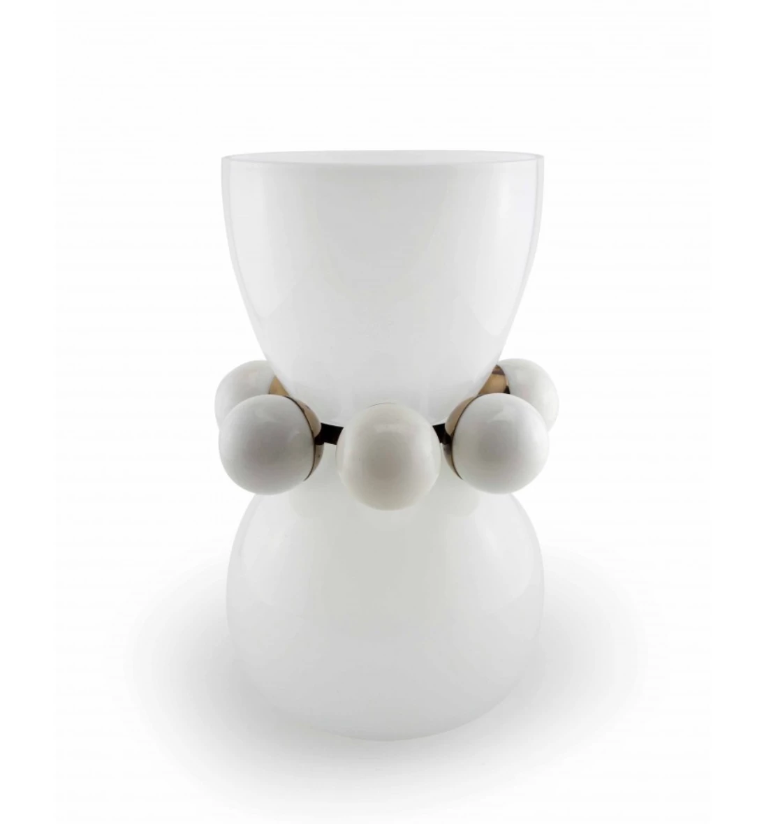 Vanessa Mitrani Creations TIFFANY OPAL WHITE VASE