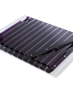 Apeloig Collection STRIPED ACRYLIC CHALLAH BOARD & KNIFE | VARIOUS JUDAICA