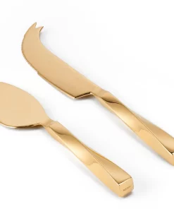 LEON GOLD CHEESE KNIVES | AERIN