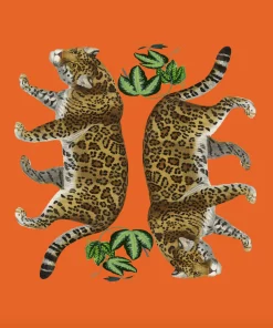 Nicolette Mayer Collection DOUBLE LEOPARD VANITY TRAY THE HOME