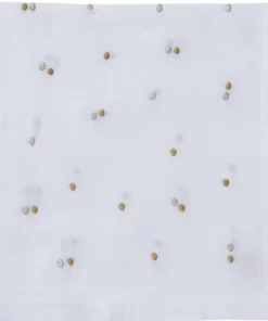 Deborah Rhodes SCATTERED DOTS NAPKIN | GOLD & SILVER THE TABLE