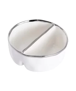 Pampa Bay SERVING BIANCA 2-SECTION BOWL | SMALL