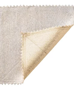 Kim Seybert STAMPED REVERSIBLE PLACEMAT SILVER & GOLD THE TABLE