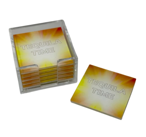 EYE CANDY TEQUILA TIME COASTER SET | 6 PIECES WINE & BAR