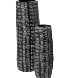 Global Views QUENCY VASES | BLACK