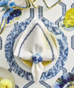 Kim Seybert THE TABLE SEA STONE NAPKIN RING SET