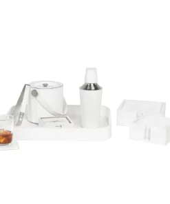 Blue Pheasant Brisbane Cocktail Napkin Holder - White WINE & BAR