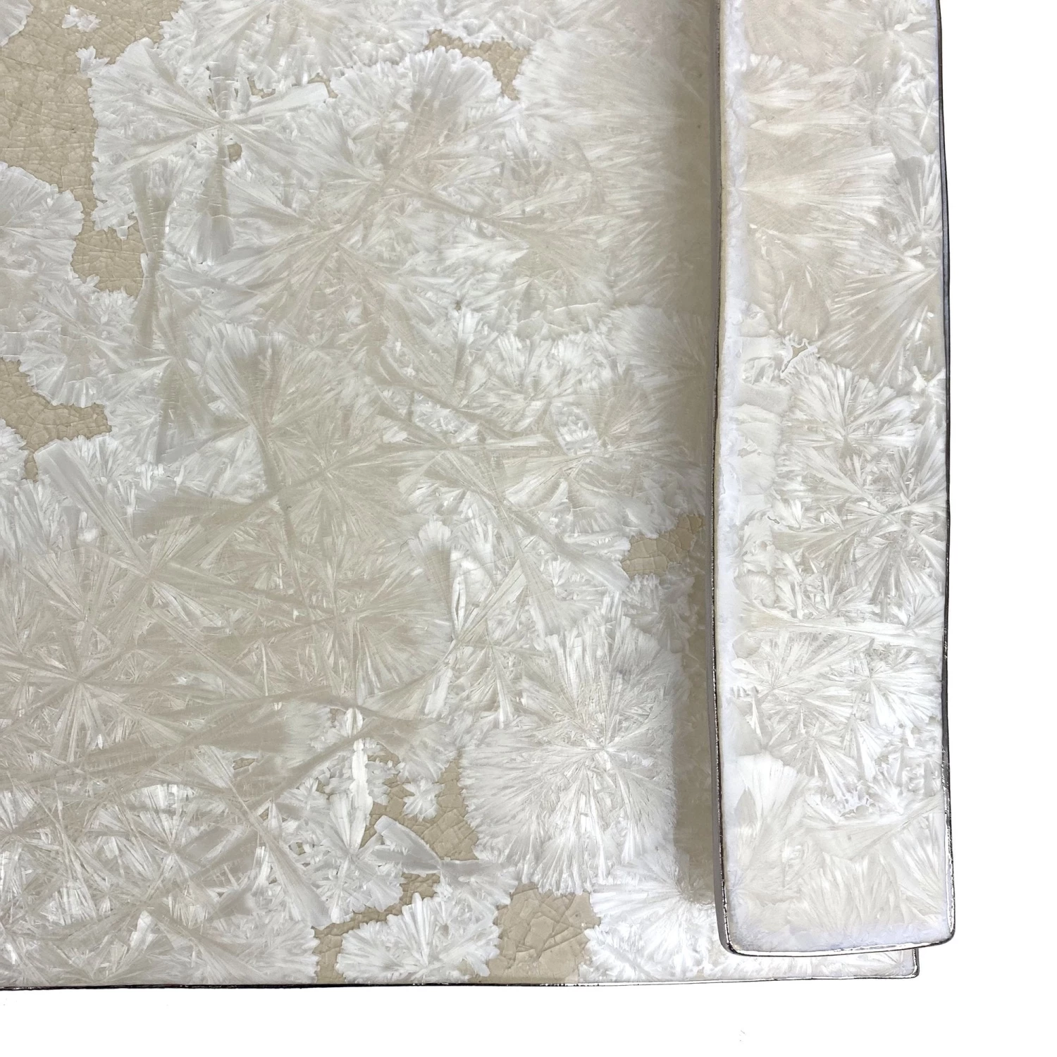 Michael Wainwright BOREALIS HANDLED SERVING TRAY | WHITE